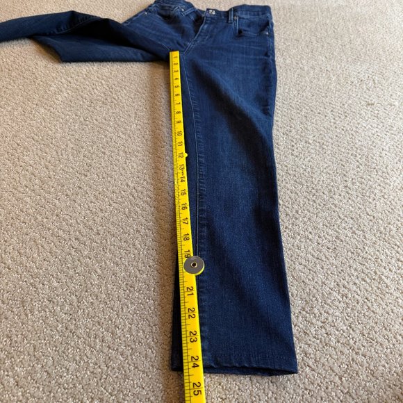 Agolde Sophie High Rise Skinny Crop Stretch in Honor Dark Wash Size 25 #A018-835 - Picture 12 of 15
